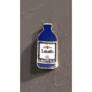 Vintage VTG Labatt's Blue Beer Bottle Brewery Jacket Vest Lapel Pin Brooch